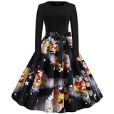 Dress with Sleeves Ghost Festival Christmas Print Embroidery Large with Belt Plus Size Dress Summer Dress Women | Women's Work Dresses