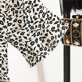 Summer Dresses for Women, Ladies Casual V-Neck Short Sleeve Summer Print Knee-Length Dress for Beach Party UK Size | Women's Work Dresses