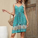 Women's Dress Sweet & Cute Dress Ladies Summer Beach Bohemian Casual Vacation Print Sexy Suspender Dress Fancy Cocktail Dress Party Dress Maxi A-line Dress