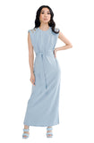 Blue Women's Teresa Grommet Maxi Dress - Pantora | Women's Formal Dresses