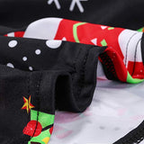 Christmas Dresses Autumn Winter Women Long Sleeve O-Neck Lovely Christmas Element Print Daily Dress Xmas Dress | Original Brand | Women's Work Dresses