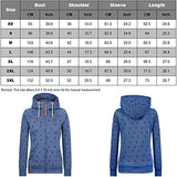 Womens Hoodies Zip Up Long Sleeve Regular Fit Floral Hooded Sweatshirt Casual Coat | Original Brand