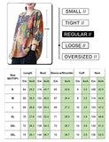 Beige Multi Women Long Sleeve Jumpers Overd Graphic Knitted Sweater Crew Neck Loose Pullover Sweater Tops - Yesno | Women's Jumpers