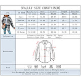 Womens Flannel Button Down Shirts Boyfriend Long Sleeve Oversized Blouses Tops 6020 C-Grey Small | Women's Casual Dresses