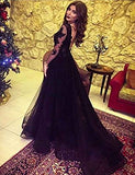 Women Lace S Long Sleeves Prom Dress High Slit Evening Gowns Lb0076 | Women's Casual Dresses