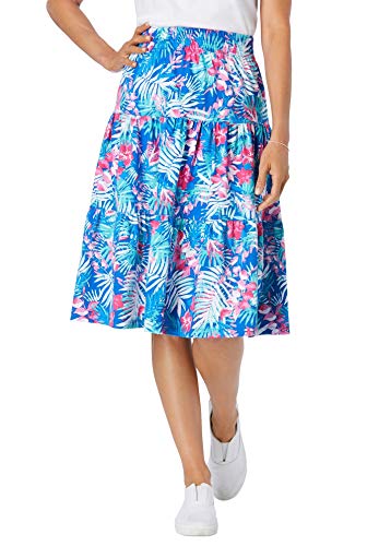 Woman Within Women's Plus Size Jersey Knit Skirt | Original Brand