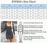 Women's Long Sleeve Bodycon Casual Dresses Button Down Crew Neck Slim Solid Rib Knit Party Club Mini Short Dress | Women's Maxi Dresses