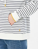 Womens Oakham Zip Through Sweatshirt - Cream Navy Bee | Original Brand