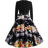 Dress with Sleeves Ghost Festival Christmas Print Embroidery Large with Belt Plus Size Dress Summer Dress Women | Women's Work Dresses