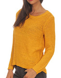 Golden Yellow Women's Onlgeena Pullover Knt Noos Jumper - Only | Women's Jumpers