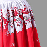 Christmas Dresses Casual Fashion Lovely Christmas Print A-Line Loose Skirt Xmas Party Dress | Original Brand | Women's Work Dresses