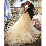 Vintage Lace Long Sleeve Wedding Dress for Bride 2020 Beads Mermaid Bridal Dresses Detachable Train | Women's Formal Dresses