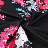 Summer Dress for Women Round-Neck Floral Print Sleeveless Beach Dresses Plus Size Spring Casual Sundresses S-2XL | Original Brand