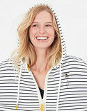 Womens Oakham Zip Through Sweatshirt - Cream Navy Bee | Original Brand