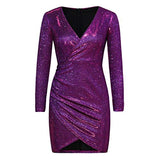 Women Dresses Promotion Sale Ladies Sexy V-Neck Self Cultivation Dresses Slim Ladies Party Dress Plus Size Dress Party Dress Vintage Dress UK Size S - XXXXL | Original Brand | Women's Cocktail Dresses