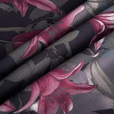 Women Dresses Sale, Casual Oversize V-Neck Flower Print Long Sleeve Loose Dress Plus Size Party Dresses Cocktail Evening Gowns UK Size Indian Beautiful | Original Brand | Women's Work Dresses