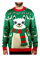 Llama Christmas Sweater FA La La Llama Ugly Sweater for Men Women | Women's Sweaters