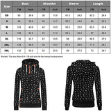 Womens Floral Fleece Hoodies Lightweight Long Sleeve Full Zip Sweatshirt Jacket | Original Brand