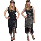 1920s Flapper Dress Women - Gatsby Dress - Sequin Evening Dress - Plus Size Flapper Dress Costume 6-18 | Original Brand