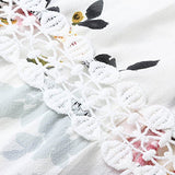 Sexy Backless Asymmetrical Lace Maxi Dress Women Summer Floral Flowy Deep V Neck Dresses | Women's Casual Dresses