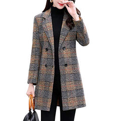 Women's Coat Jacket Double Breasted Overcoat Coat Winter Outerwear