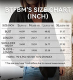 BTFBM Women Casual V Neck Ribbed Knitted Shirts Tunic Tops Loose Balloon Sleeve Solid Pullover Blouses Top with Pocket(Solid Black, Large) | Women's Sweaters