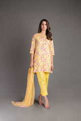 Bareeze Printed Pr891 Yellow Collection 2021