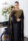 Asim Jofa Black, Chanderi Cotton Jhilmil Collection Online Shopping