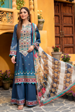 Jahanara J16-11 Midnight Blue Summer Lawn Vol VI 2022 Online Shopping