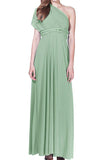 Light Green Women Transformer Convertible Bridesmaid Maxi Dress Multi-Way Wrap Evening Dress Formal Wedding Party Long Dresses - OwlFay | Women's Formal Dresses