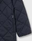 Desert Sky Ladies Quilted Long Bomber Coat Jacket - Thi | Women's Coat & Jacket