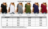 Womens Summer Tops Short Sleeve V Neck Twist Front Loose Fit Dolman Tops | Original Brand | Women's Tops and Blouses