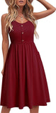 Red A Line Casual Dresses - Amhomely | Women's Casual Dresses