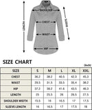 Wine Womens Slim-Fit Long Sleeve Stretchy Button Down Collar Office Formal Casual Shirt Blouse - EZEN | Women's Tops and Blouses