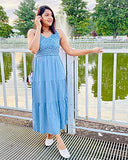 Women's Beach Crochet Lace Maxi Dress Solid Color Summer Spaghetti Strap Long Dress | Women's Casual Dresses