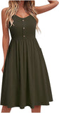 Green A Line Casual Dresses - Amhomely | Women's Casual Dresses
