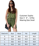 Black White Summer Scoop Neck Sleeveless Tank Top Short jumpsuit Rompers - ReoRia | Women's Romper & Jumper Suit