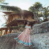 Women's Casual Long Dresses Stylish Sleeveless Floral Printed Holiday Maxi Dress | Original Brand | Women's Casual Dresses