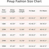 Burgundy Women Lace V Neck Plus Size Half Sleeve Knee Length Cocktail Wedding Guest Swing Dress - Pinup | Women's Cocktail Dresses