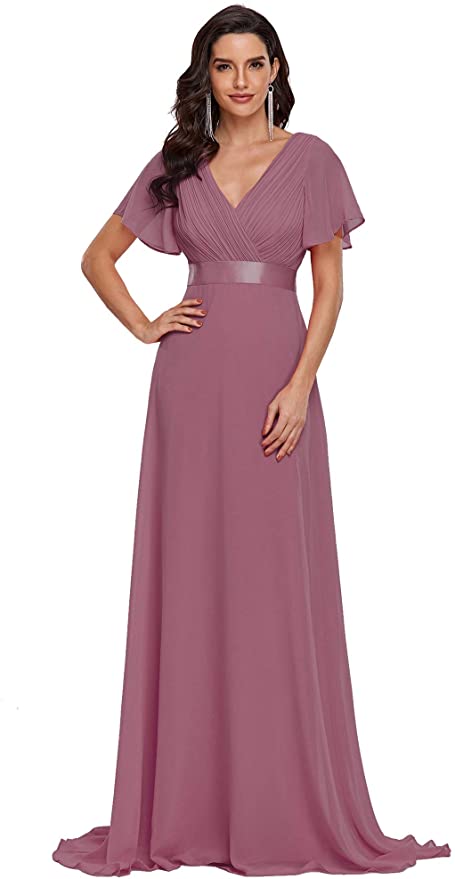 Sweetheart Floral Lace Cap Sleeve Wedding Guest Dress - Ever-Pretty US