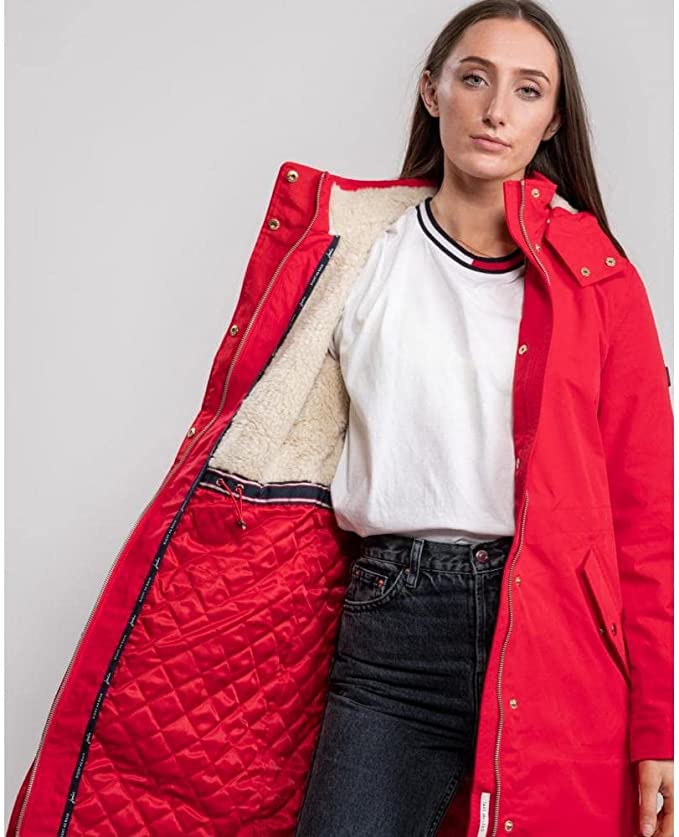 Red Ladies Loxley Cosy - Joules | Women's Coat & Jacket