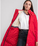 Red Ladies Loxley Cosy - Joules | Women's Coat & Jacket