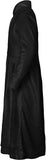 Black Wool Coat Matrix Detective Neo Costume Keanu Reeves Steampunk Gothic Trench Coat - E Genius | Women's Coat & Jacket