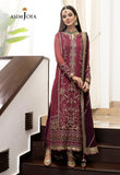 Asim Jofa Chiffon, Rosewood & Maroon Jhilmil Collection Online Shopping