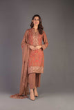 Bareeze Rushant Ch3310 Brown Collection 2021