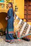 Jahanara J16-11 Midnight Blue Summer Lawn Vol VI 2022 Online Shopping
