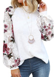 Floral White Women’s Long Sleeve Tops Lace Casual Loose Blouses T Shirts - MIHOLL | Women's Tops and Blouses