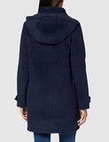 Blue Ladies Duffle Wool Coat - MERAKI | Women's Coat & Jacket