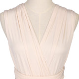 Light Apricot Women Transformer Convertible Bridesmaid Maxi Dress Multi-Way Wrap Evening Dress Formal Wedding Party Long Dresses - OwlFay | Women's Formal Dresses