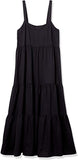 Black Brit Tiered Ankle Maxi Tent Dress - AE Store | Women's Casual Dresses